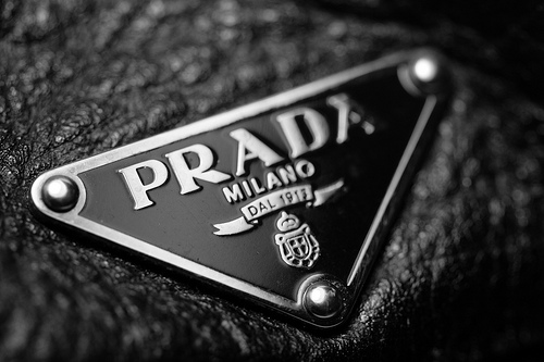 prada clothing logo